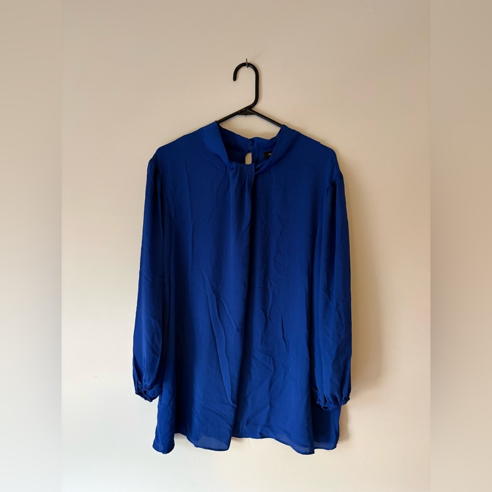 Ashley Stewart Royal Blue Blouse
